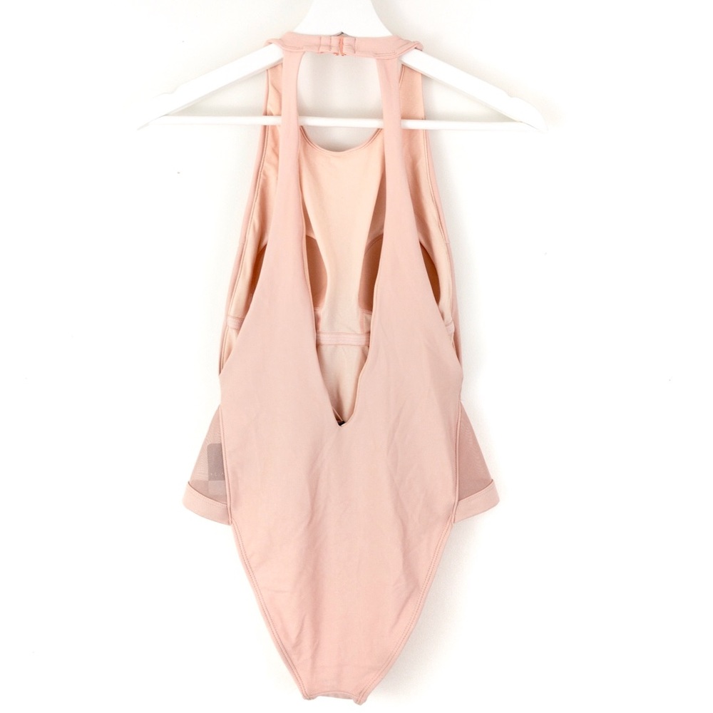 ►L.A. H E A R T S ► Adobe Rose Mesh Inset Swimsuit - Picture 3 of 7